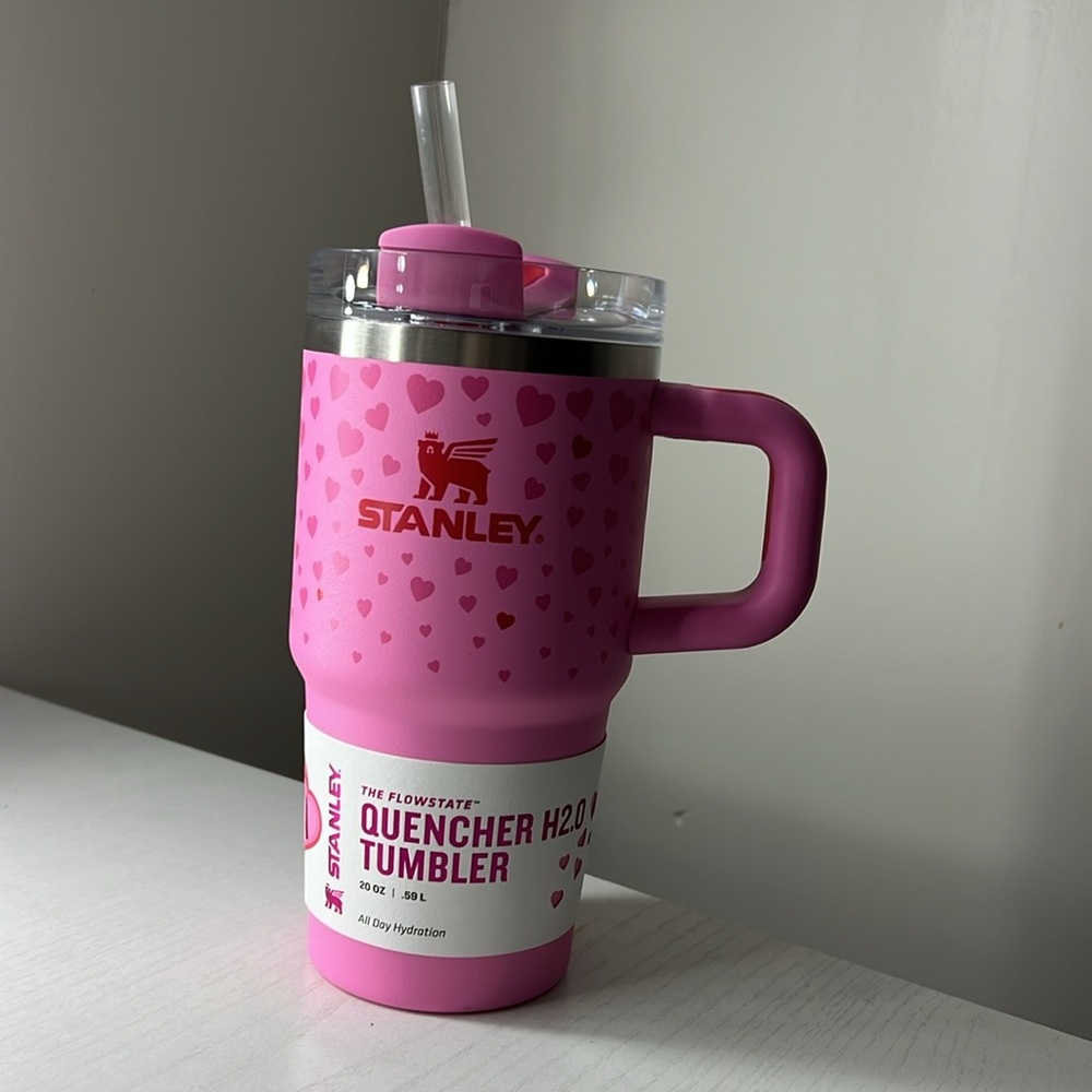Target exclusive Stanley Valentines 2025 20 oz stainless steel tumbler. NWT